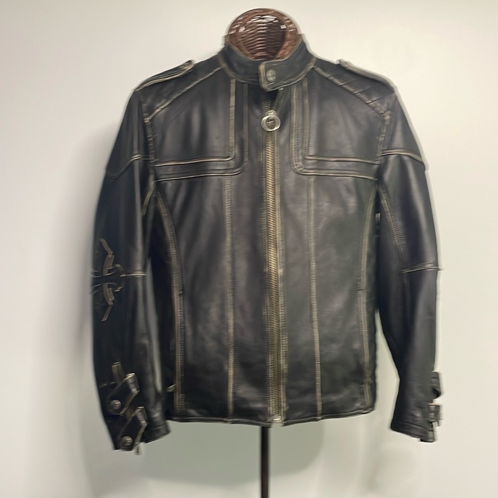 Affliction Biker/Military Vintage Look